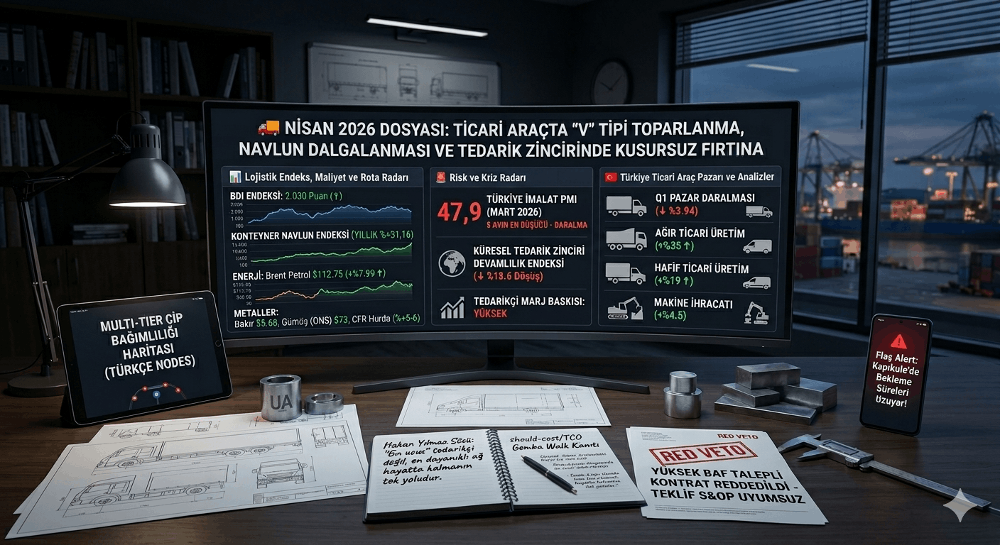 Nisan 2026 Otomotiv ve Lojistik Analizi